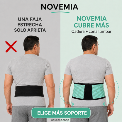 Faja Lumbar y Cadera de Doble Compresión Novemia® | Alivio del Dolor
